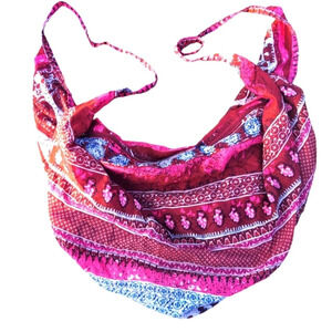 NWT Boho Print Hobo Bag
